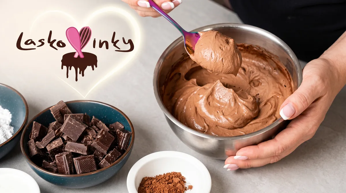 Ukážka výsledku z kurzu: Čokoládový krém s mascarpone: najprv chladenie